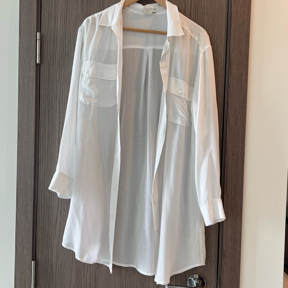 Aritzia Long Blouse